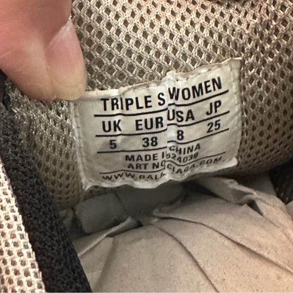 Authentic Balenciaga Triple S Sneakers - Picture 6 of 16